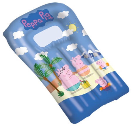 Mini saltea gonflabila copii, 67 x 43cm, tematica Peppa Pig, Happy People