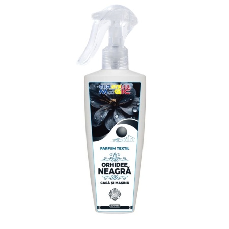 Parfum pentru textile si incaperi, 200ml, Orhidee Neagră, Curatelul Magic
