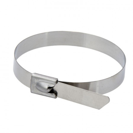 Set 20 coliere metalice auto, 7.9 x 680 mm , otel inoxidabil, Dedra