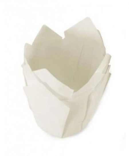 Set 2000 forme briose, chese lalea, 50 x 80mm, alb, hartie termorezistenta
