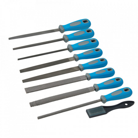 Set 9 pile universale, husa transport, Silverline