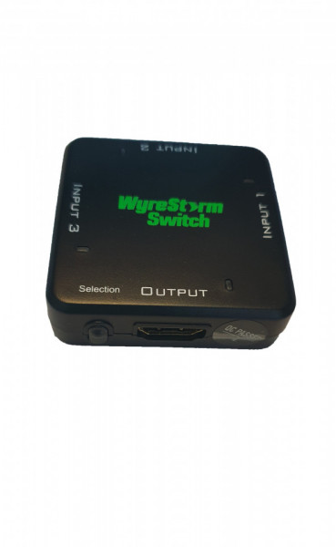 Switcher splitter HDMI 1.3, 1 intrare, 3 iesiri, auto comutare, fara alimentare, WyreStorm