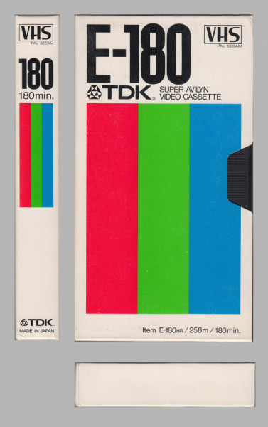 Caseta video VHS, 180 minute, Super Avilyn, HR, TDK