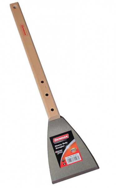 Racleta profesionala, razuitor, maner lemn, lama otel calit, 480mm, Benman