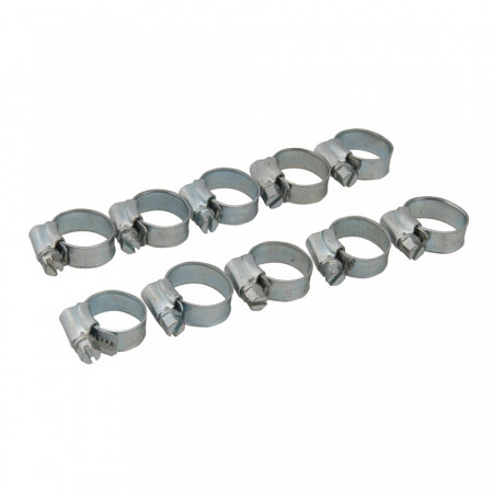 Set 10 coliere metalice profesionale, 10-16mm, Fixman