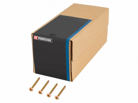 Set 400 suruburi pentru lemn, 4x40mm, cap torx T20, Parkside