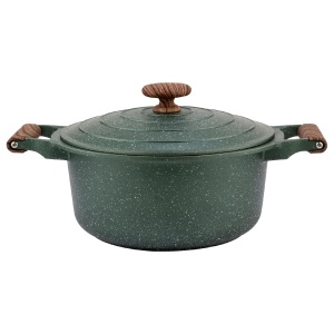„Ωmega” oala cu strat antiaderent de piatră si capac 24cm - Img 2