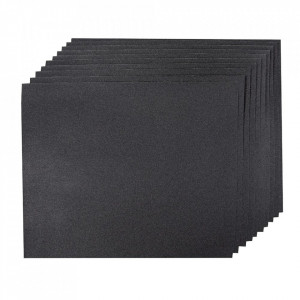 10 lapos csiszolópapír-készlet, 600-as szemcseméret, 230 x 280mm, Silverline