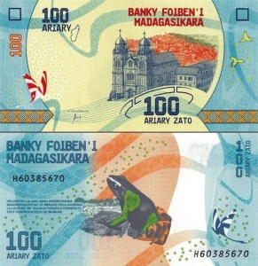 100 Ariary 2017 - Madagascar