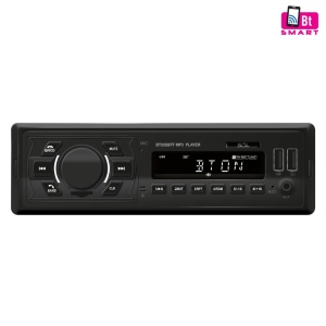 1DIN autós lejátszó, rádió, bluetooth, USB, aux, 4 x 45W, távirányító, hívás mikrofon, Sal