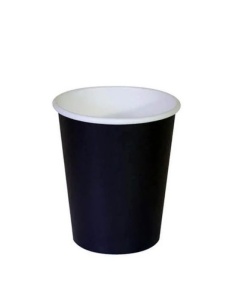 2500 darabos papírpohár készlet kávéhoz, forralt borhoz, 235ml, 8oz, D80, fekete - Img 2