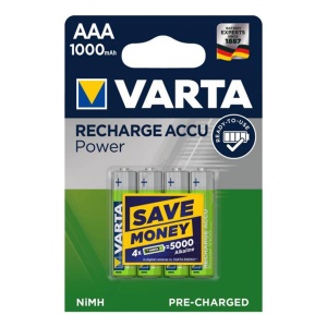 Acumulator AAA, 1000 mAh 4 buc/pachet RTU