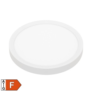 Aplica/plafoniera LED, rotunda 18W, 3 trepte, alb