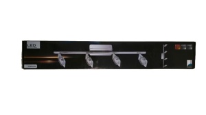 Aplica premium, aplicare pe perete / tavan, 4 spoturi LED SMD incluse, 30W, lumina calda de zi, Eglo 91635 - Img 2