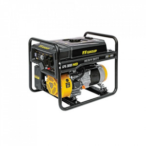 Áramfejlesztő, nagy teljesítményű, 3000W, 212 cc, AVR inverter, GPG3000, F.F. Group