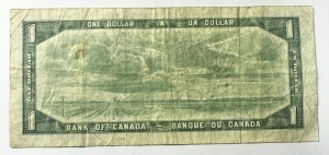Bancnota Canada - 1 Dollar 1954 - Img 4
