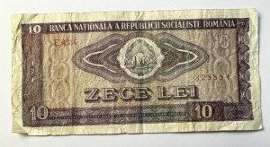Bancnota Comunista - Romania - 10 Lei 1966 - RSR