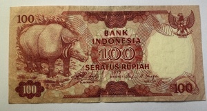 Bancnota Indonesia - 100 Rupiah 1977
