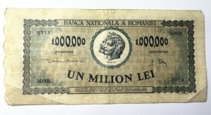 Bancnota Regalista - Romania - 1.000.000 lei - 16.04.1947 - Regele Mihai I
