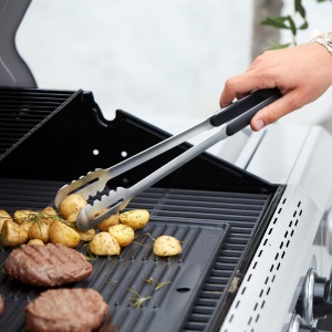 Barbecook Olivia clește universal din oțel inoxidabil, negru 42cm - Img 2
