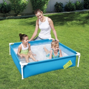 Bestway gyermek játszótér, My First Frame Pool, 122 x 122 x 30,5 cm, 122 x 122 x 30,5 cm - Img 6