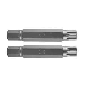 Bit tip "spline" M12x75mm, S2- 2 buc