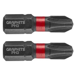 Biti impact, PH3 x 25 mm, set 2 buc