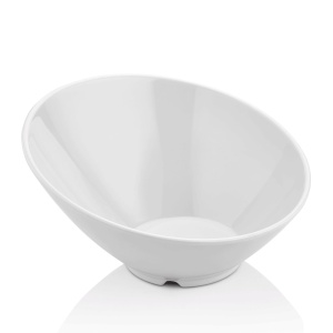 Bol înclinat din melamină, alb 262x(h)138 mm Fine Dine - Img 1