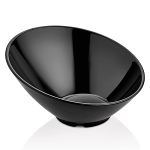 Bol înclinat din melamină, negru, 262x(h)138 mm Fine Dine