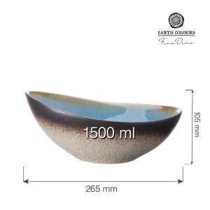 Bol oval Azure, 240mm Fine Dine - Img 2