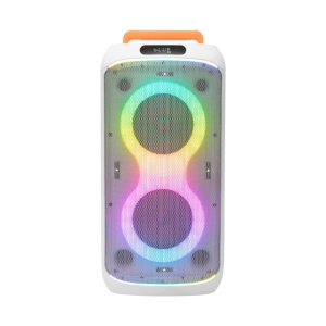 Boxa de petrecere, 60W, cu baterie incorporata si lumina LED, Bluetooth, intrari AUX si microfon, 2 cai, 3 difuzoare, SAL PAR216WH - Img 7
