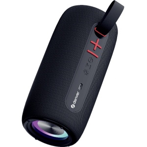 Boxa portabila, lumini LED RGB, 10W, NEGRU, Denver BL-360B, produs resigilat - Img 2