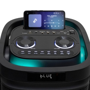 Boxa portabila petrecere Boombox, bluetooth, usb, card, 160W, sunet puternic, LED RGB, SAL PAR 2400BT - Img 3