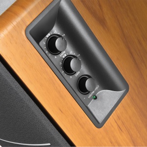 BOXE EDIFIER 2.0, RMS: 42W (2 x 21W), bluetooth, telecomanda wireless, volum, bass, treble, optical, sub-out, brown, "R1280DBS-BR" - Img 2