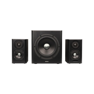 BOXE EDIFIER 2.1, RMS: 150W (2 x 25W, 2 x 15W, 1 x 70W), bluetooth v6.0, telecomanda wireless, volum, bass, treble, Coax/Optical/LineIn/USB-C/HDMI eARC, black, "S355DB-BK" - Img 2