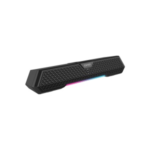 BOXE EDIFIER soundbar, BT 5.3, RMS: 5W (2.5W + 2.5W), 2 x 2", frecv.raspuns 80Hz-19KHz, USB-A, dim383x71x86mm, black "MG250-BK" - Img 2