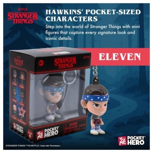 Breloc de colectie seria STRANGER THINGS Upside Down, personaj ELEVEN, produs licentiat ORIGINAL, YUME - Img 4