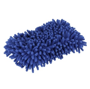 Burete microfibra spalat auto, 2 fete, 22x12x7 cm, 1200 g/m², Dedra - Img 3