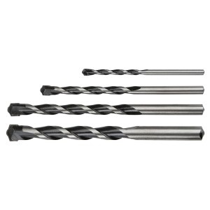 Burghiu beton, 4-10 mm, 4 buc-set