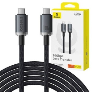 Cablu alimentare / date, 1.5m, USB-C la USB-C, suporta incarcare 100W, Thunderbolt, USB3.2, Baseus  - Img 2