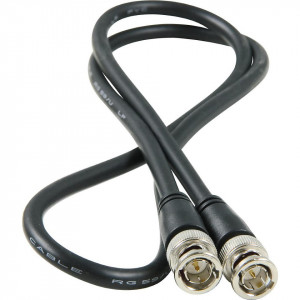 Cablu profesional video , bnc tata la bnc tata, 2m, Lutronic - Img 1