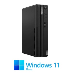 Calculatoare Lenovo M80s SFF, Quad Core i3-10100, 16GB, 256GB SSD, Win 11 Home