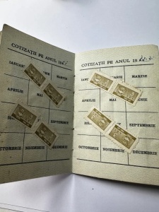 Carnet de membru al Consiliului Central al Sindicatelor din Republica Populară Romînă (RPR) - Img 7