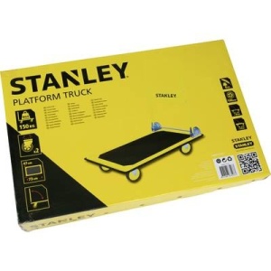 Carucior pliabil portabil tip platforma, 73.5 x 47 cm, capacitate maxima 150Kg, roti cu rulmenti, Stanley - Img 5