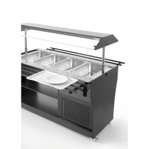 Carucior refrigerat GN1/1 pentru bufet Arktic, capacitate 1490L, 170w, 1490x765x(H)1370mm - Img 2