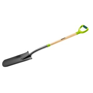 Cazma cu coada de lemn si maner de plastic