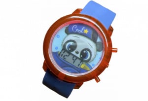 Ceas mana pentru copii cu lumini led, model panda, afisaj digital, VKTools - Img 2