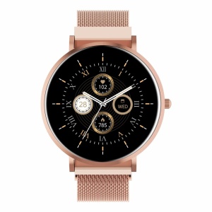 Ceas Smartwatch Denver SWC-394RG ROSE GOLD, Ecran AMOLED 1.32", curea metalica, Bluetooth Calling, autonomie pana la 5 zile - Img 7