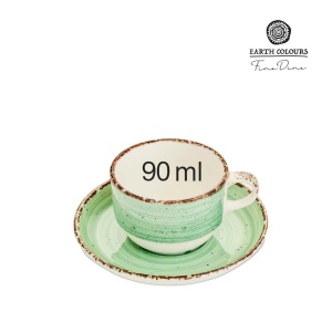 Ceasca si farfurie Nefryt, 90 ml - Img 2