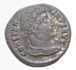 CONSTANTINE THE GREAT ( 324 AD)-Moneda Antica Romana